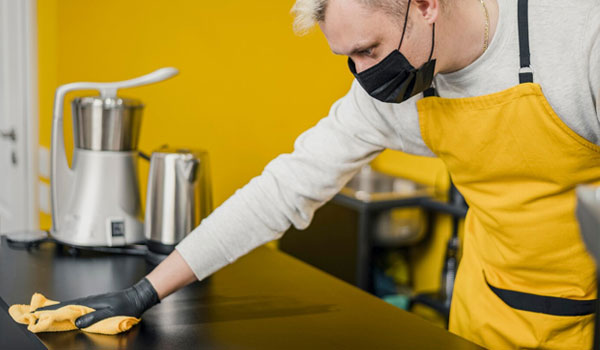 Back-of-house cleaning support